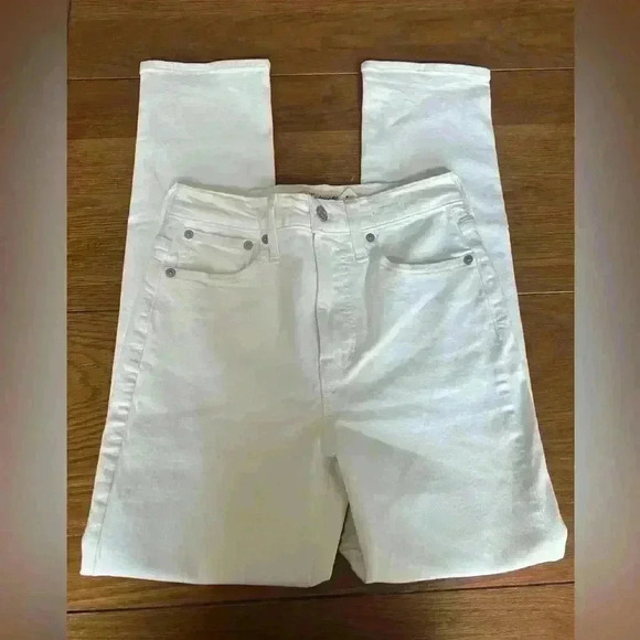Madewell The perfect vintage Jean in White NWT Women’s Sz 24 - Picture 4 of 5